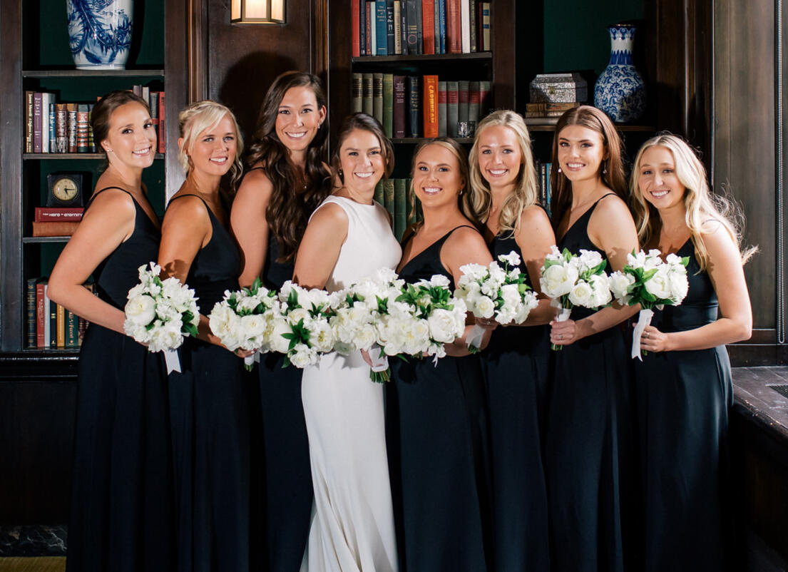 Morgan bridal party Morgan bridal party
